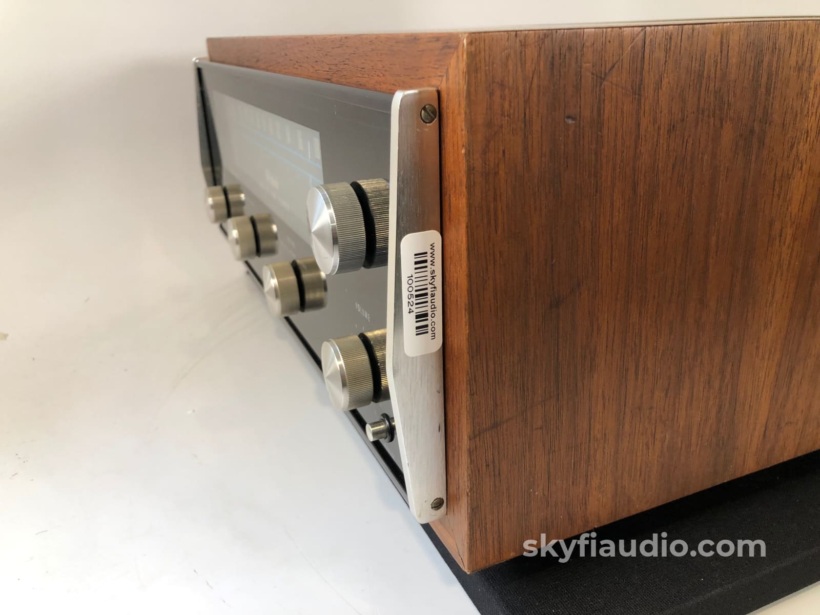 Mcintosh Mr77 Vintage Fm Tuner In Wood Cabinet - Wow