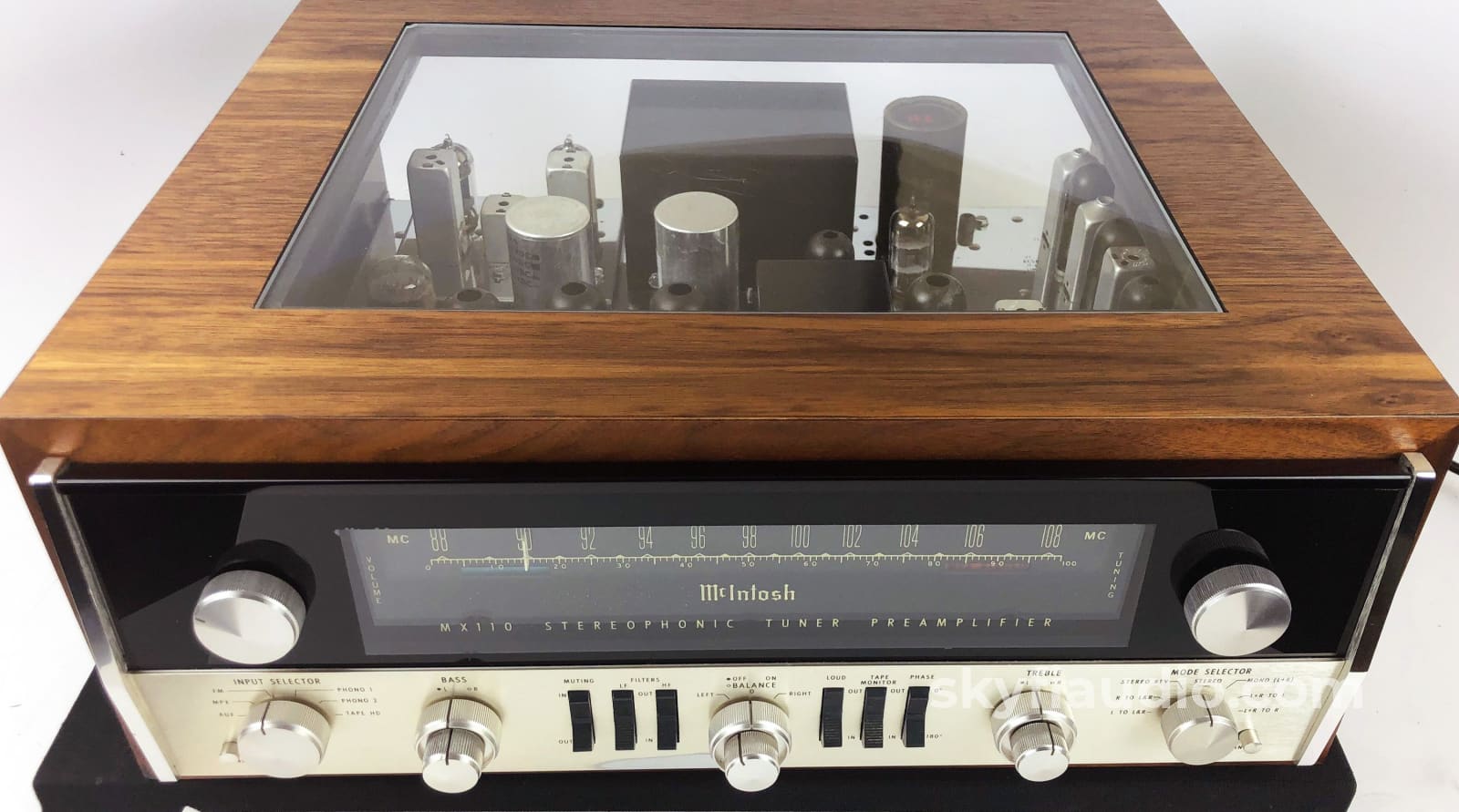 Mcintosh Mx110 Tuner Preamp - All Tube With Custom Cabinet Preamplifier