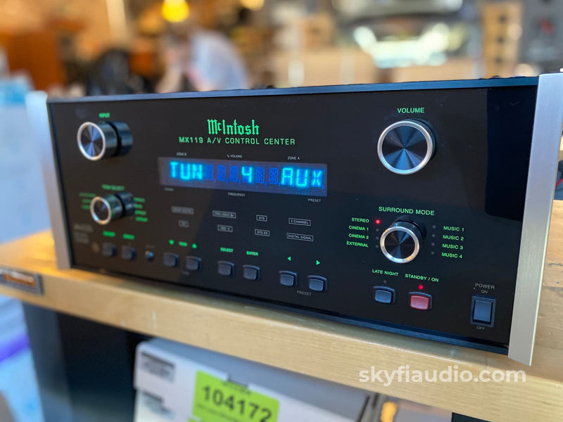 Mcintosh Mx119 Home Theater Preamp And Processor