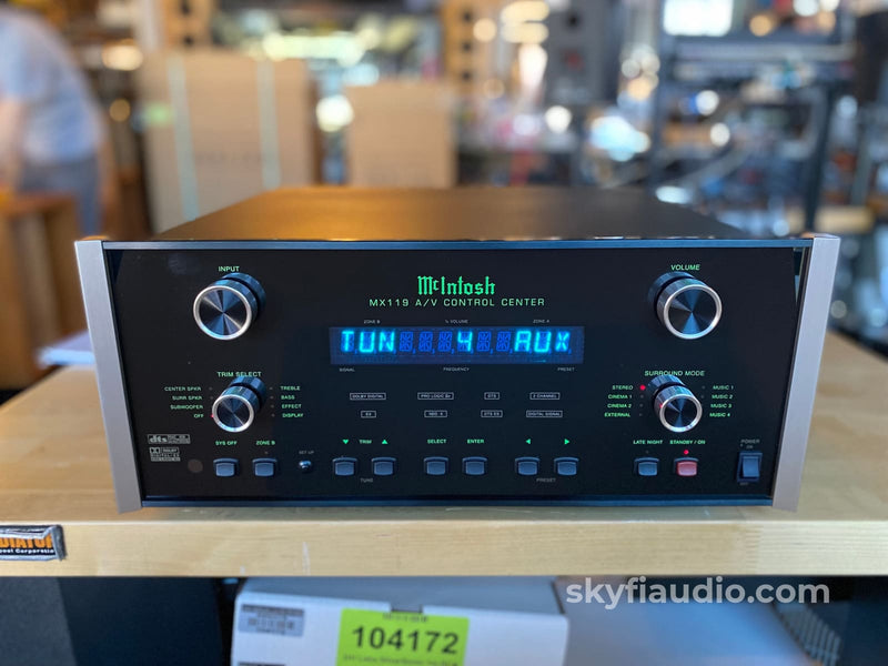 Mcintosh Mx119 Home Theater Preamp And Processor