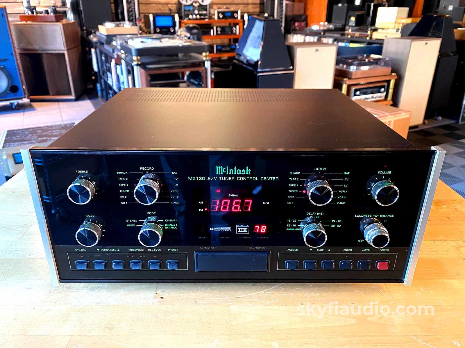 McIntosh MX130 Home Theater Preamp with Tuner and Phono