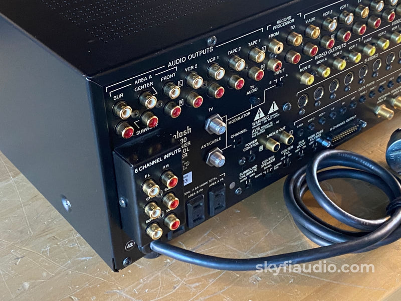 McIntosh MX130 Home Theater Preamp with Tuner and Phono SkyFi Audio