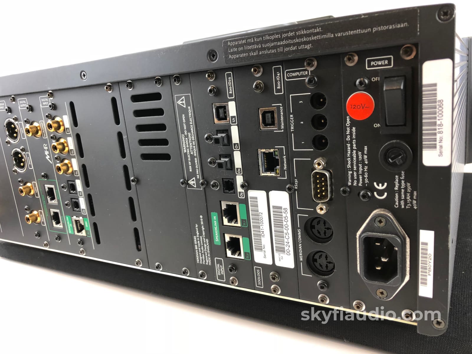 Meridian 818v2 Modular Preamp - Reference Audio Core - Mint Condition ...