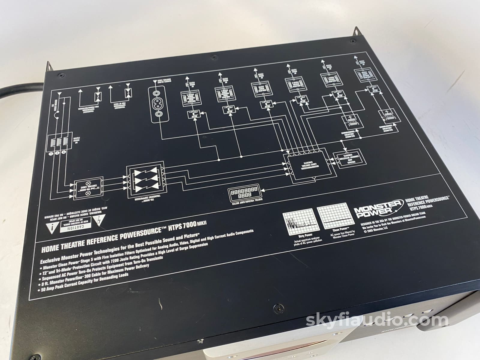 Monster Power Home Theater Reference Powersource Line Conditioner Htps 7000 Mkii