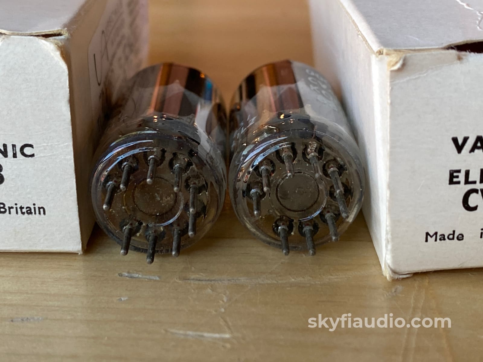 Mullard CV4003 (Military 12AU7) Box Plate Tubes - Paired and Balanced