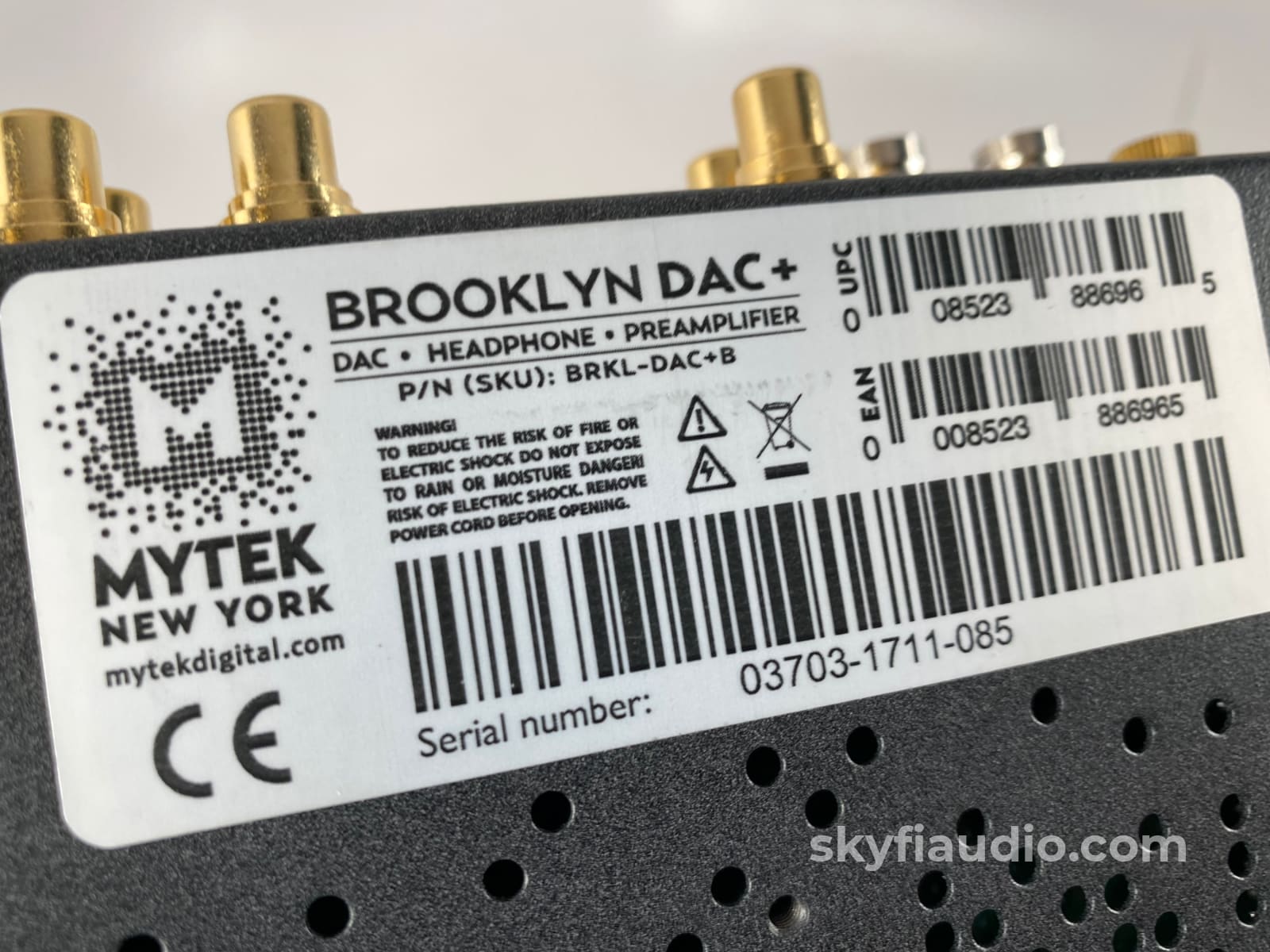 Mytek Brooklyn Dac + (Headphone Amp Streamer/Dac And Phono Pre) Cd Digital