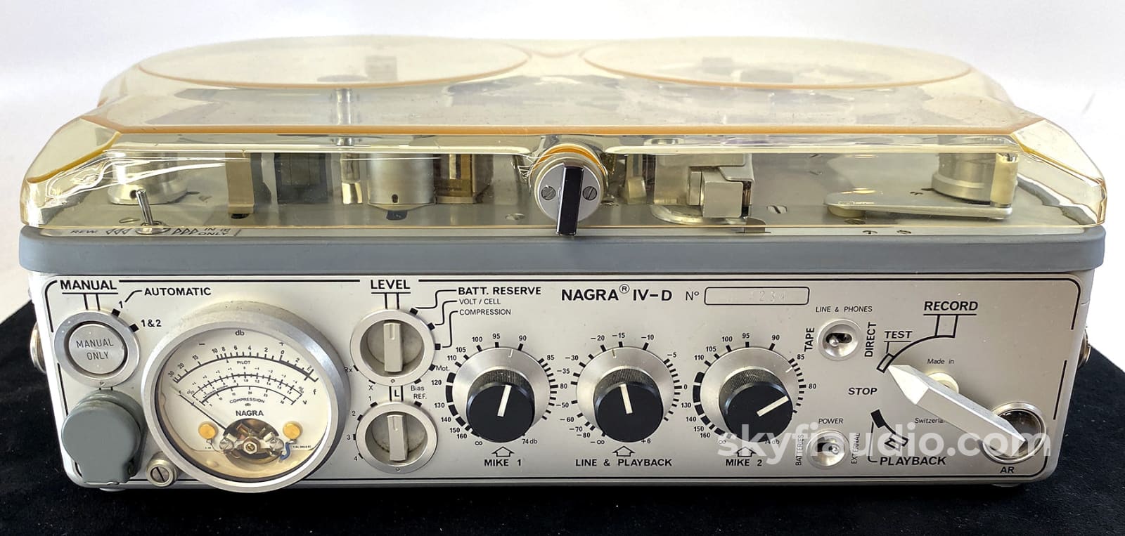 Nagra Iv-D Portable Reel To Tape Recorder Deck