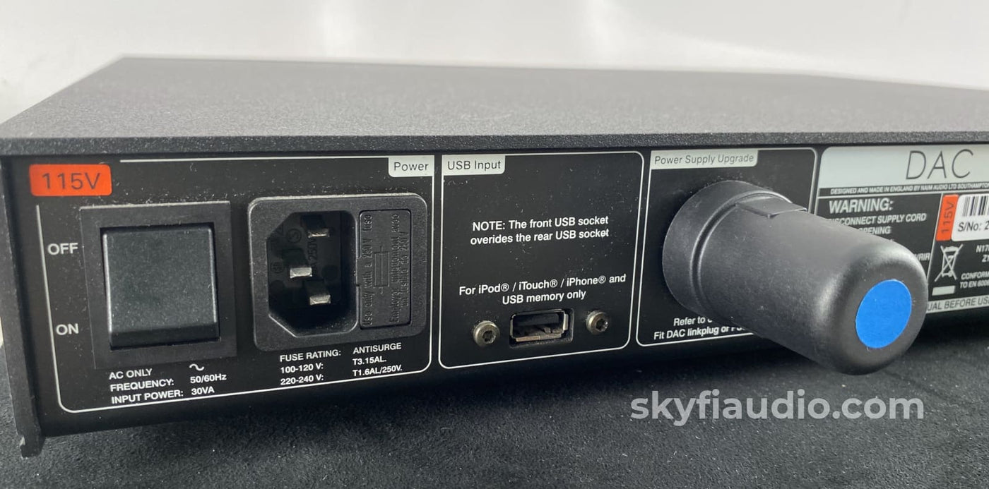 Naim Audio DAC, Digital to Analog Converter, 24bit/768kHz Resolution
