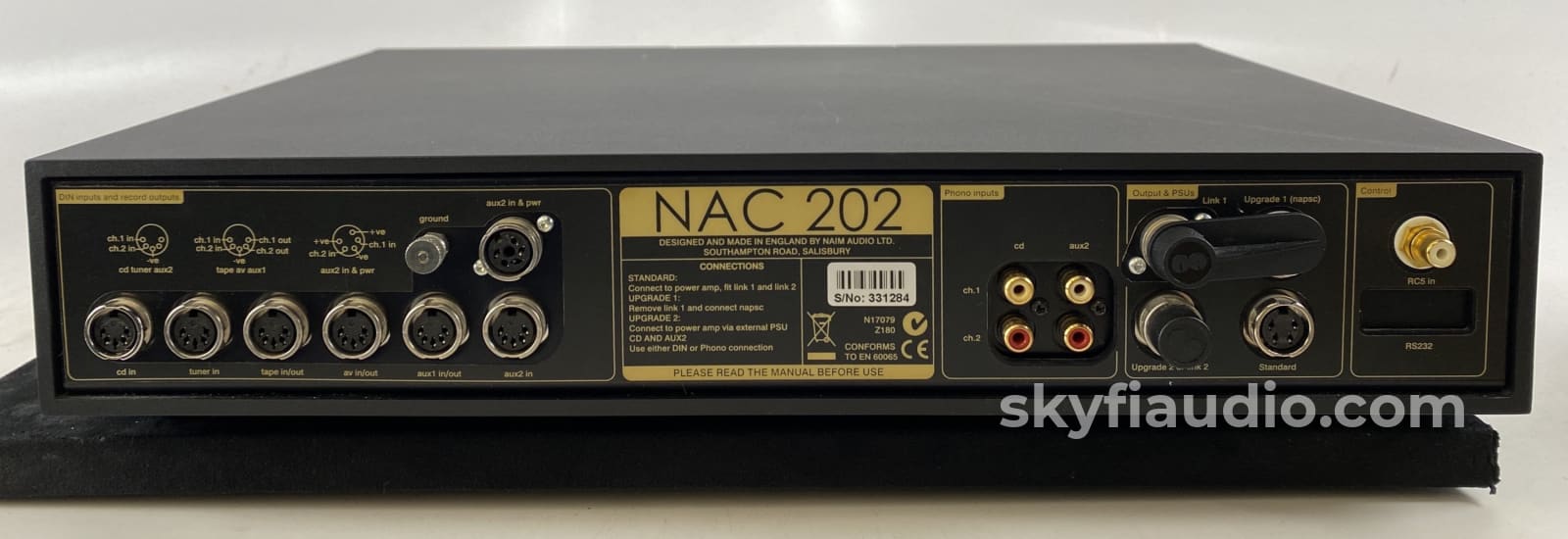 Naim Nac 202 Stereo Preamplifier With Remote - New Price