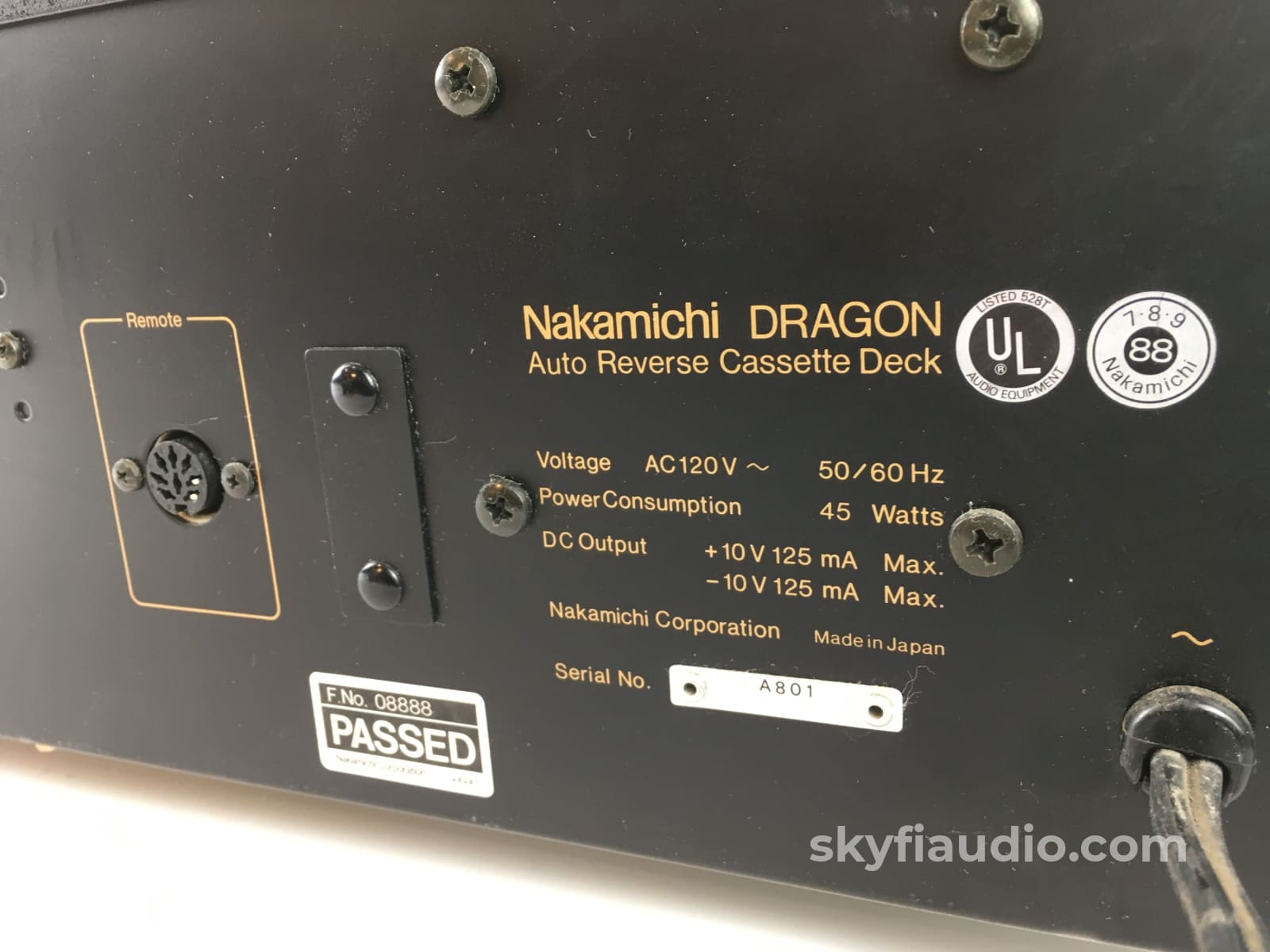 Nakamichi Dragon Tape Deck