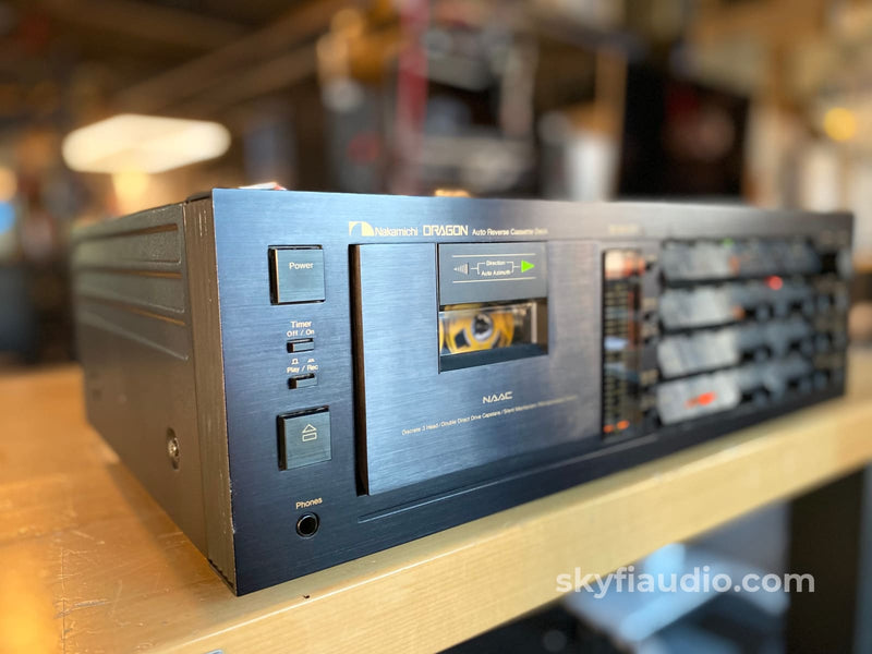 Nakamichi DRAGON Tape Deck Restored And Amazing SkyFi Audio