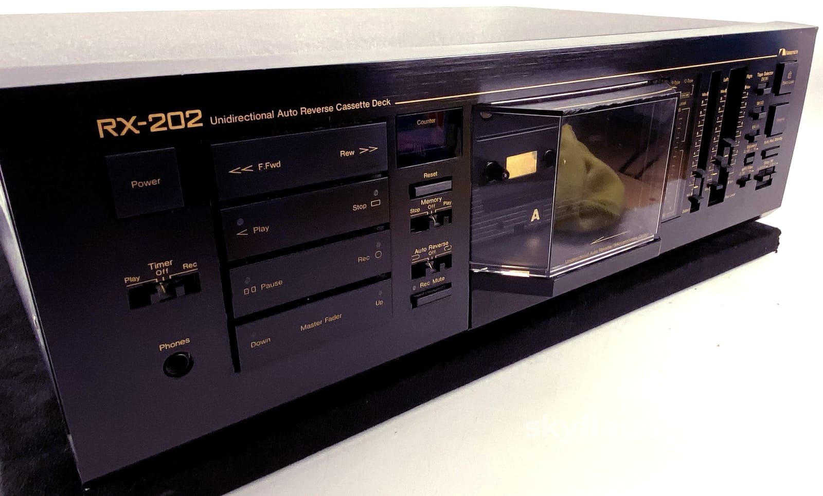 Nakamichi Rx-202 Unique Physical Auto Reversing Tape Deck (Udar) Freshly Serviced