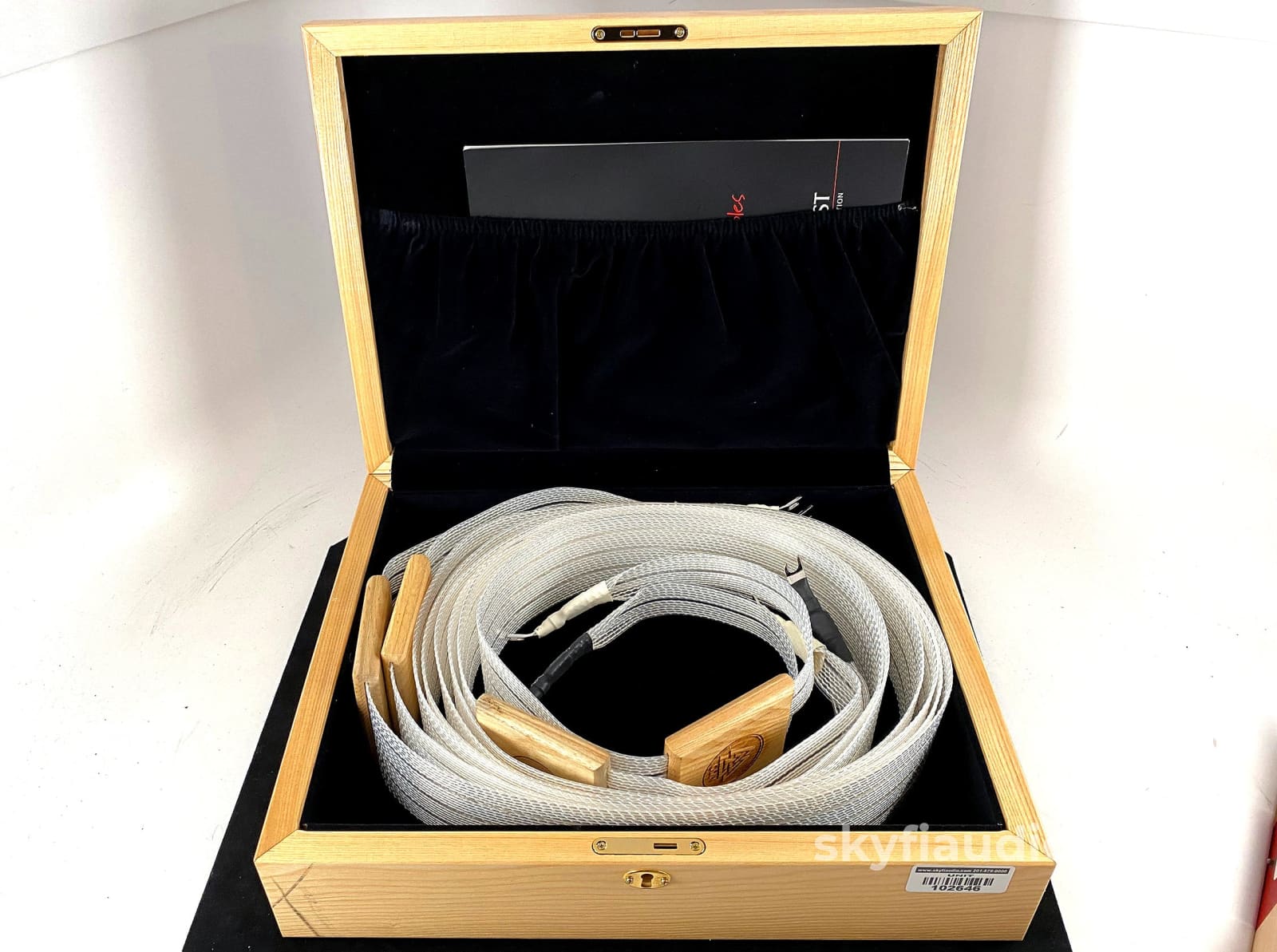 Nordost Odin Supreme Reference Pure Silver Speaker Cables - Like New In Original Wood Case 3.5M
