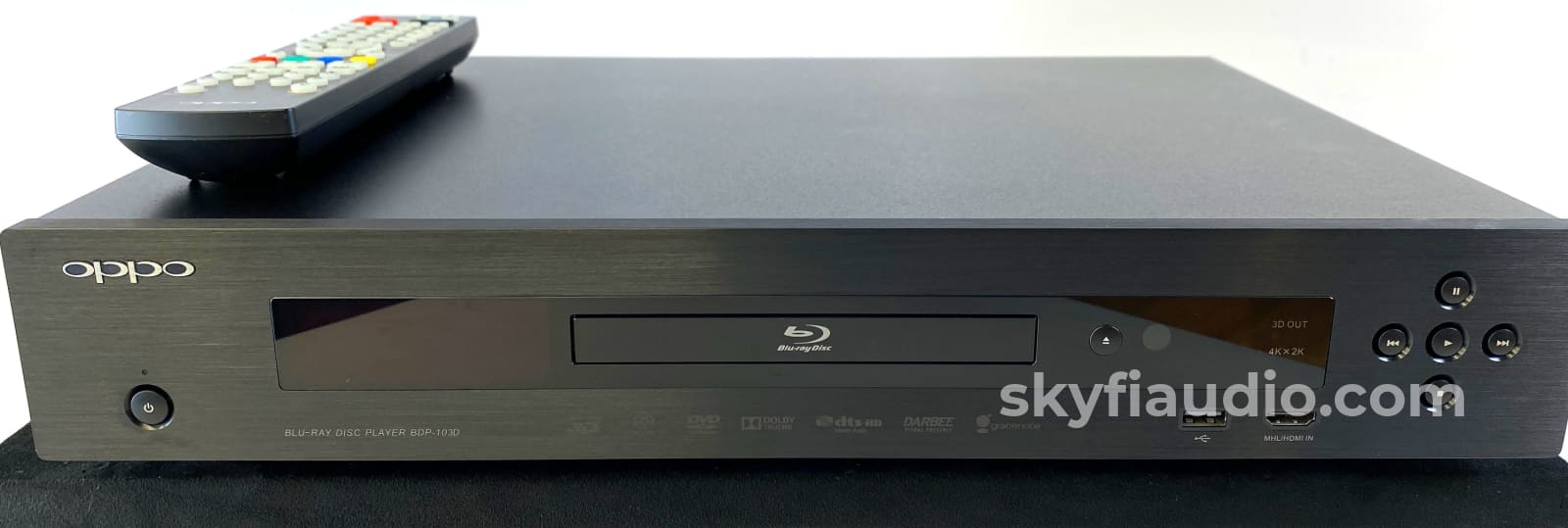 Oppo Bdp-103D Darbee Edition Sacd/Cd/Blu-Ray Player With Remote Cd + Digital