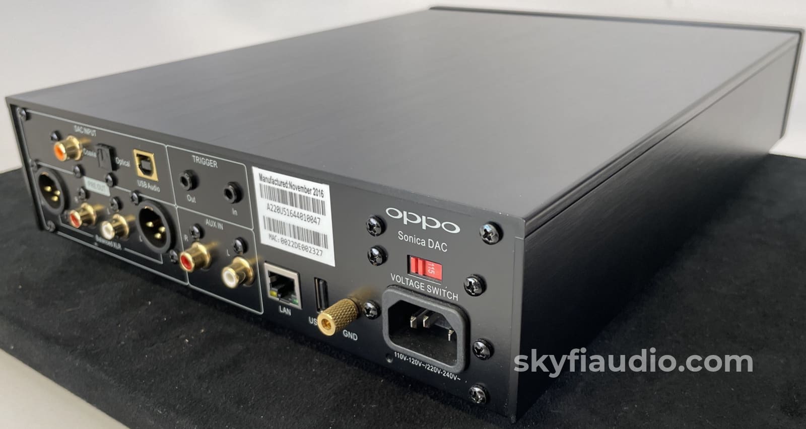 Oppo Sonica Audiophile DAC and Network Streamer - ESS ES9038PRO SABRE