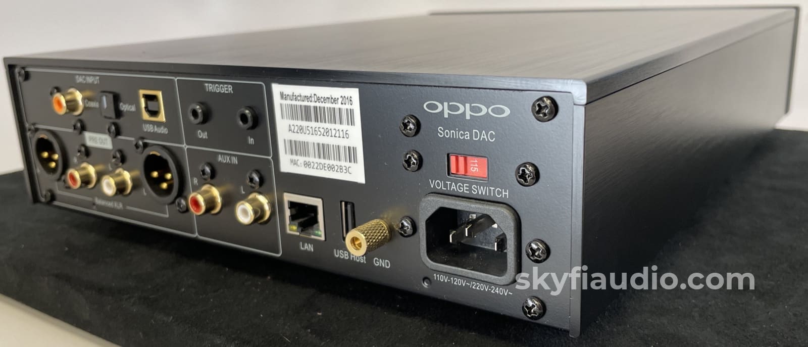 Oppo Sonica Audiophile Dac And Network Streamer - Ess Es9038Pro Sabre Pro Cd + Digital