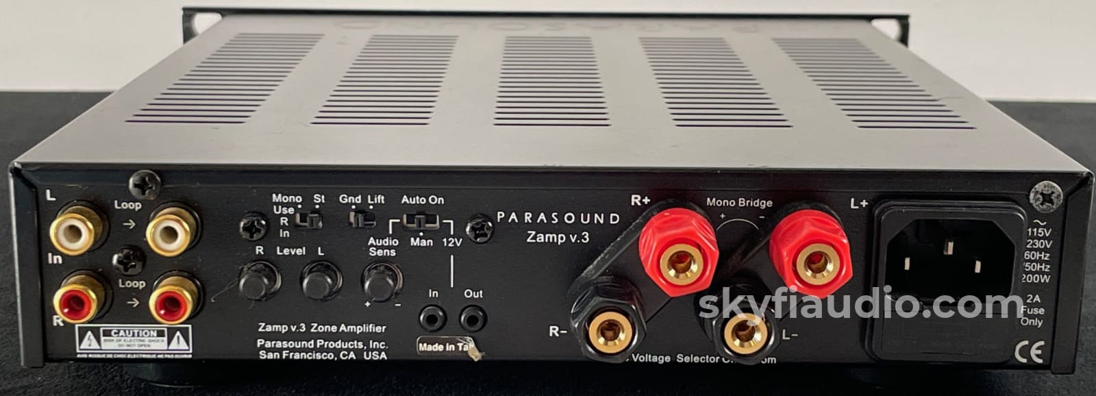 Parasound Zamp V.3 Compact Stereo Zone Amplifier