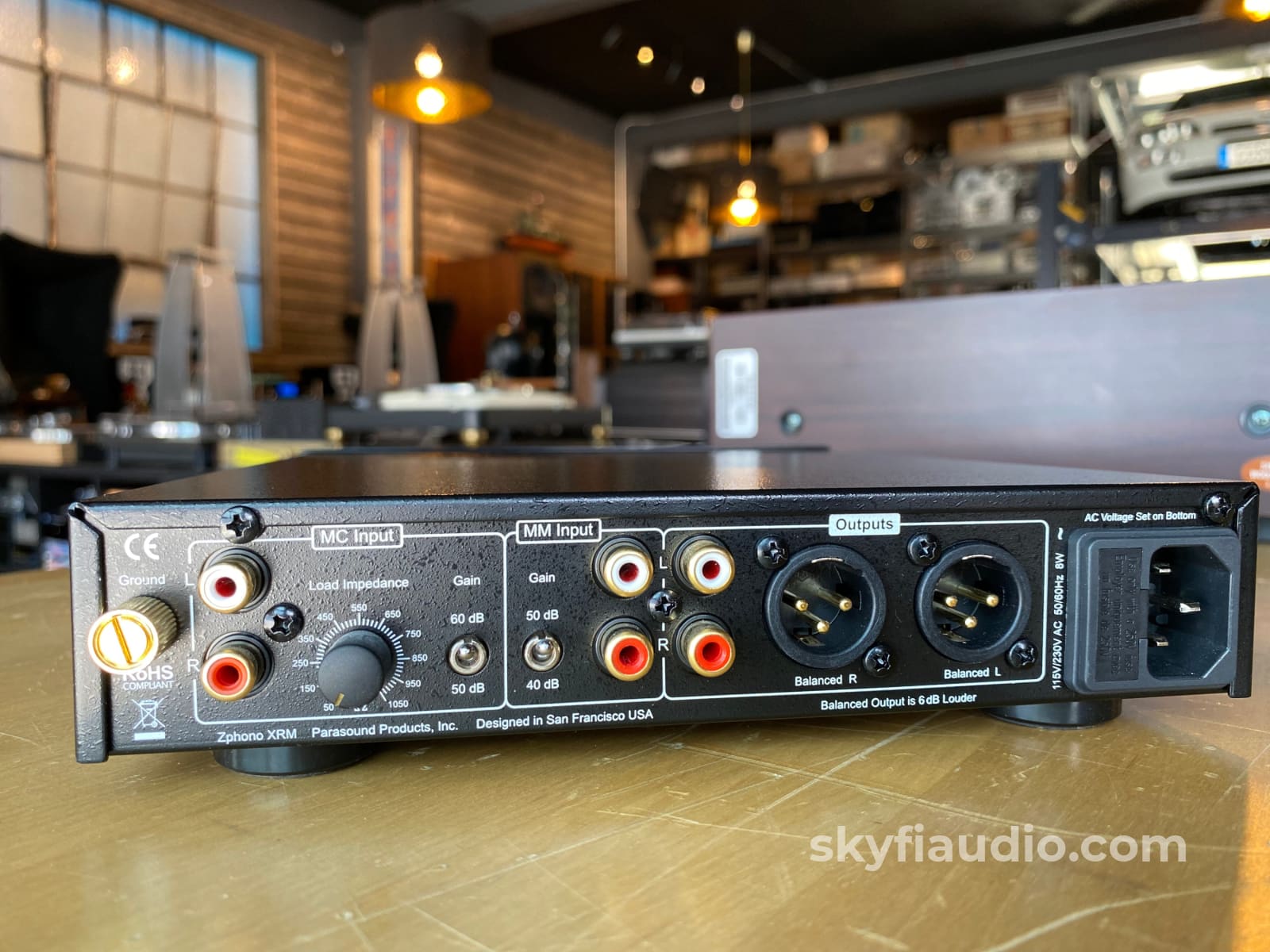 Parasound Zphono XRM Phono Preamplifier - MM and MC