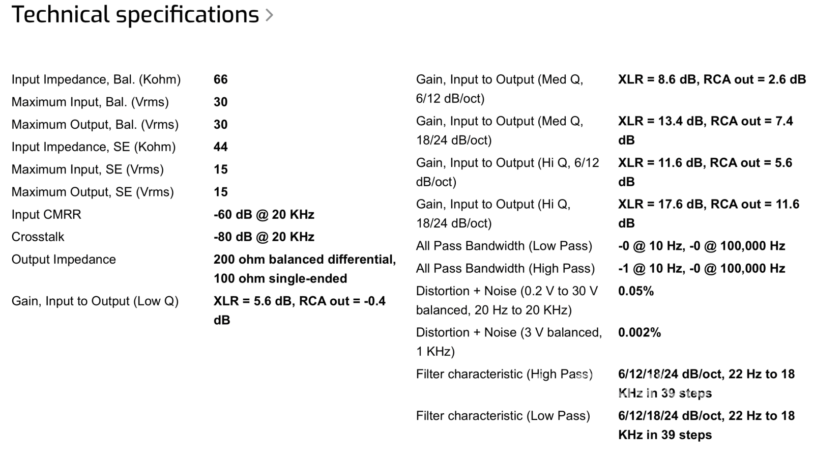 Pass Xvr-1 / Xvr1 Active Crossover - 3 Way