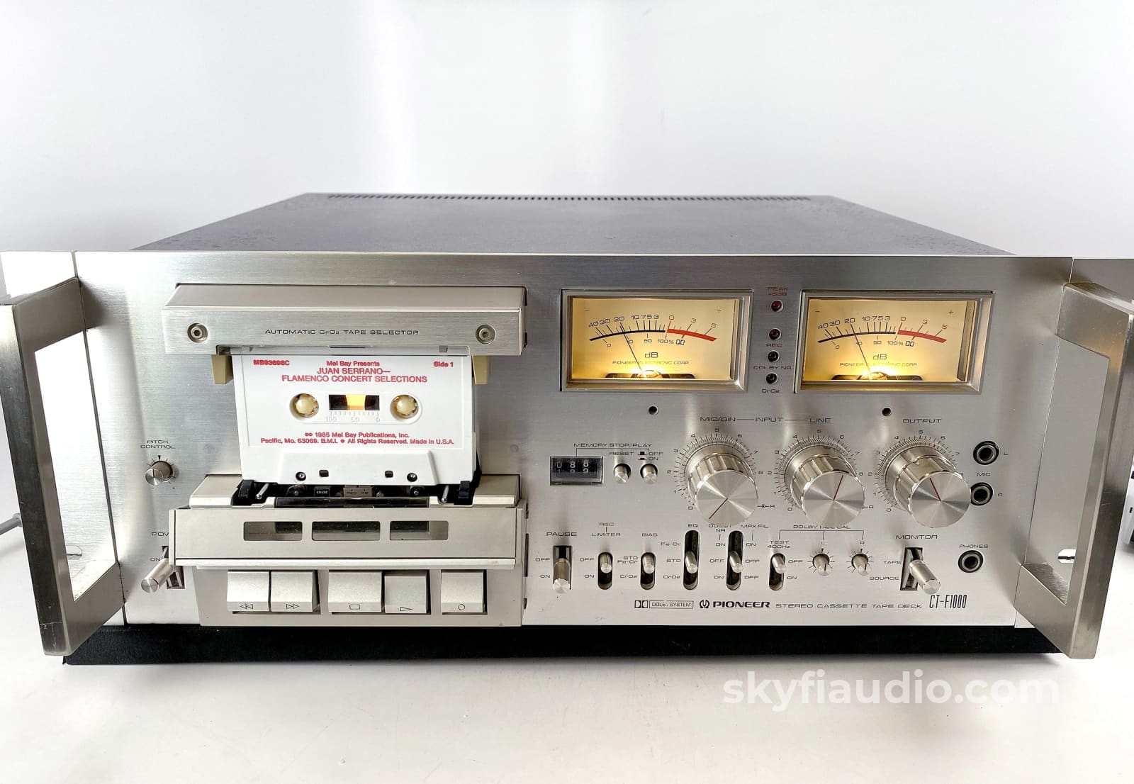 Pioneer Ct-F1000 Vintage Tape Deck With Full Blown Restoration