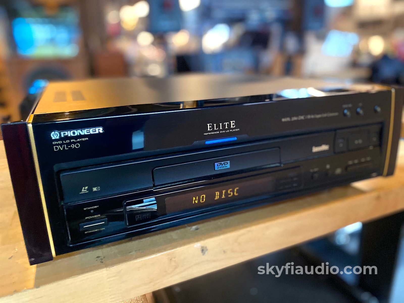 Pioneer Elite DVL-90 LaserDisc, CD, and DVD Player