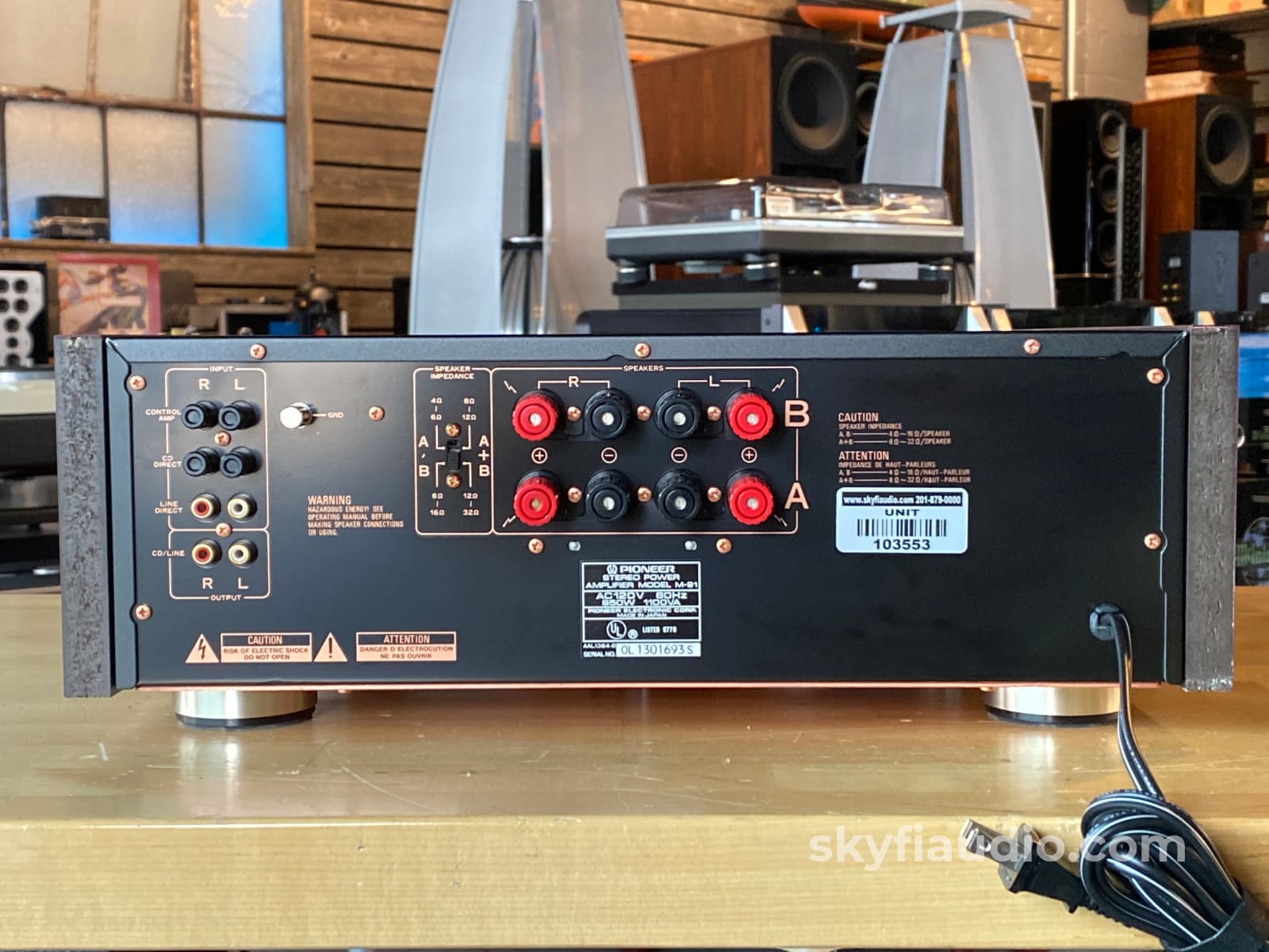 Pioneer Elite Vintage M-91 200W Amplifier - New Old Stock!
