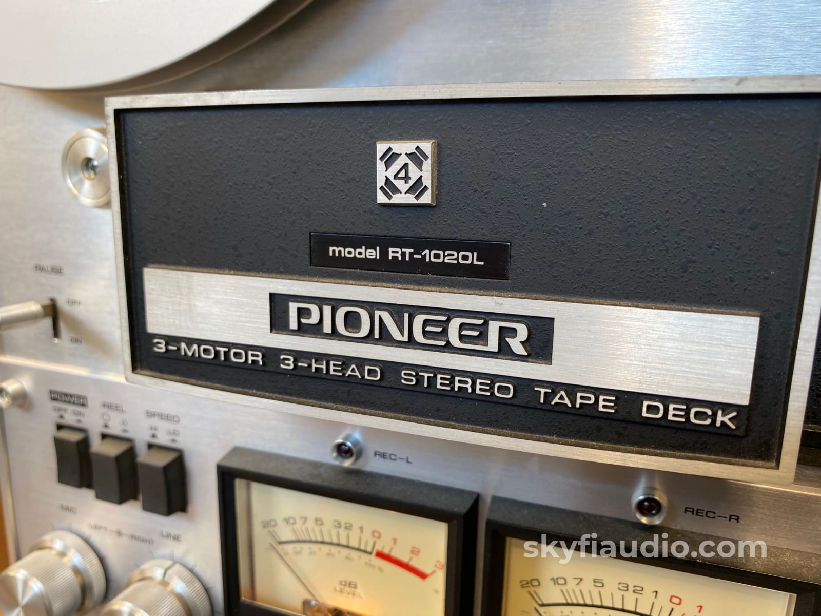 Vintage Pioneer RT-1020L 3 head 3 motor Reel to Reel tape deck