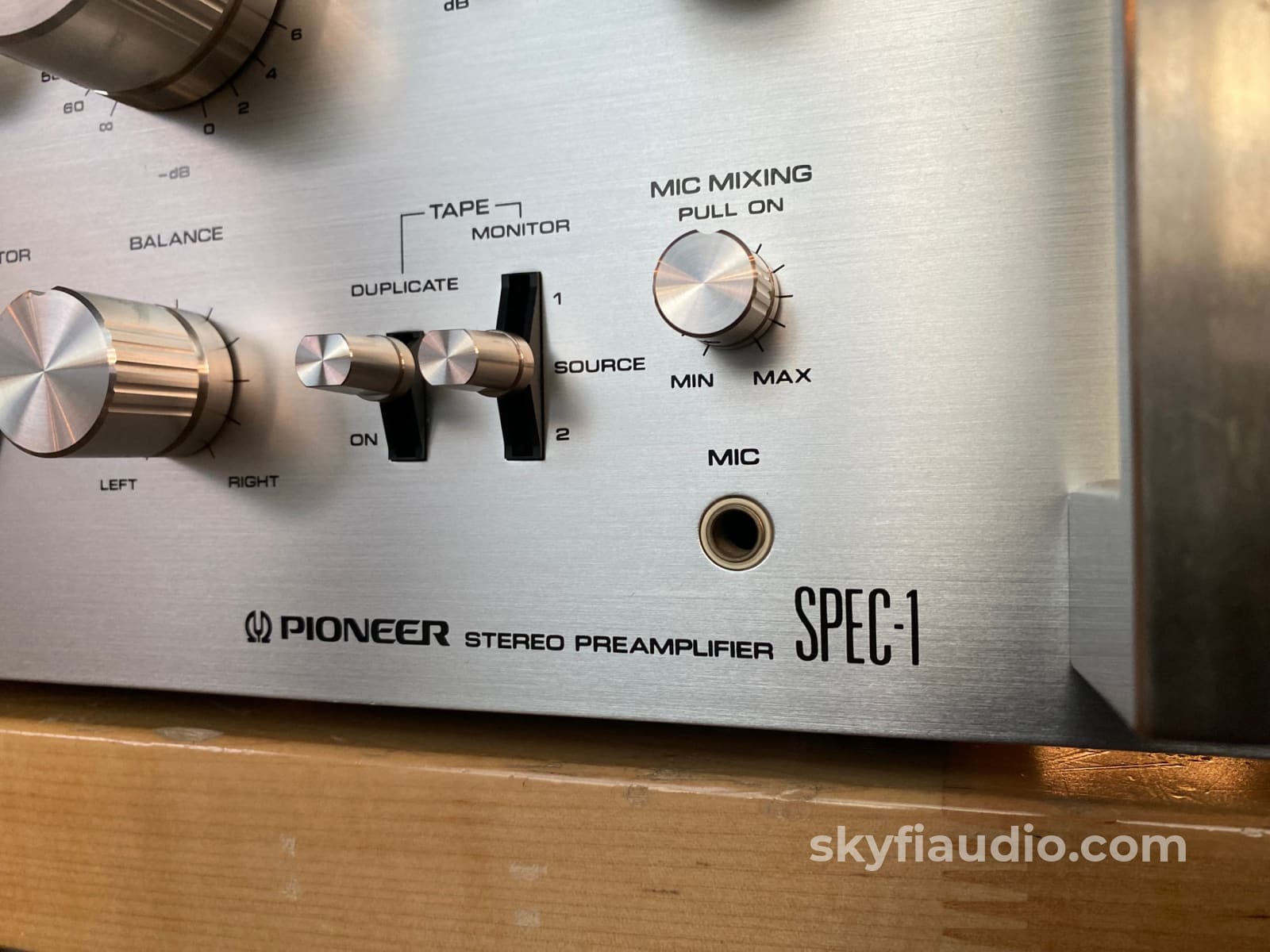 Pioneer Spec-1 Vintage Full Featured Preamp With Phono - Serviced Preamplifier