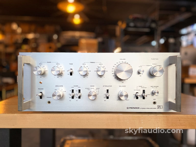 Pioneer Spec-1 Vintage Full Featured Preamp With Phono - Serviced Preamplifier