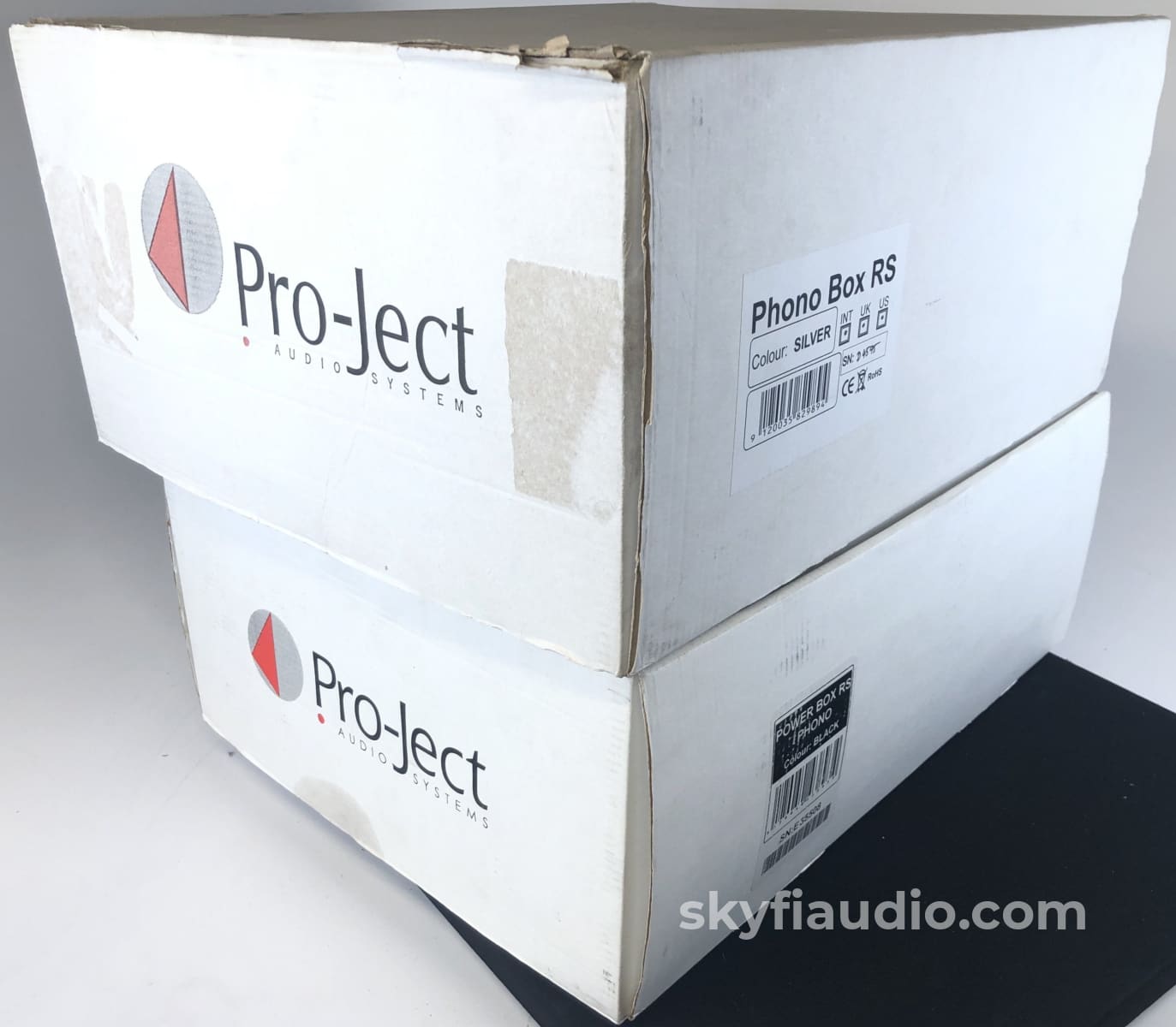 Pro-Ject Phono Box Rs - With Power Outboard Battery Based Supply Complete Set Preamplifier