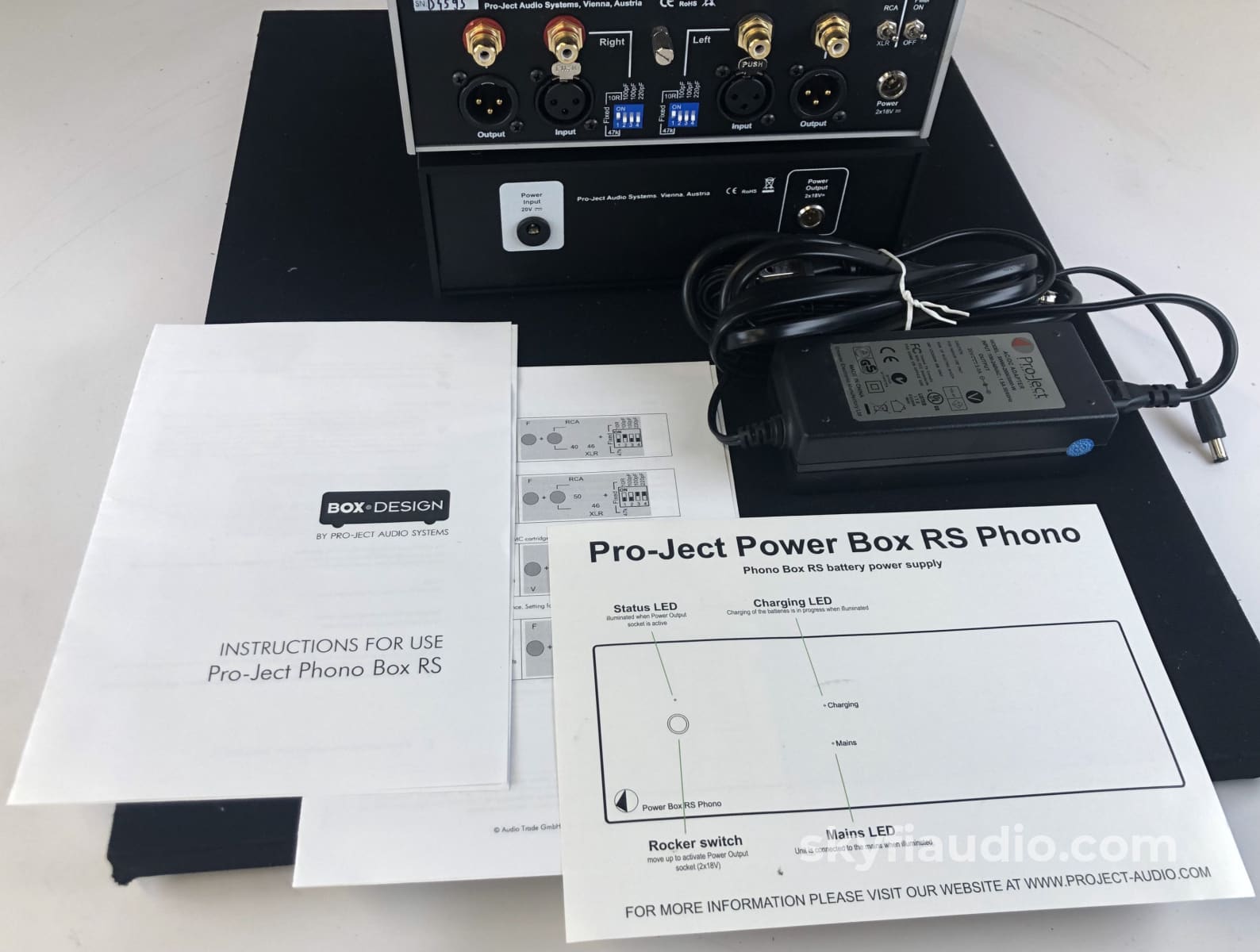 Pro-Ject Phono Box RS - With Power Box RS Outboard Battery Based Power