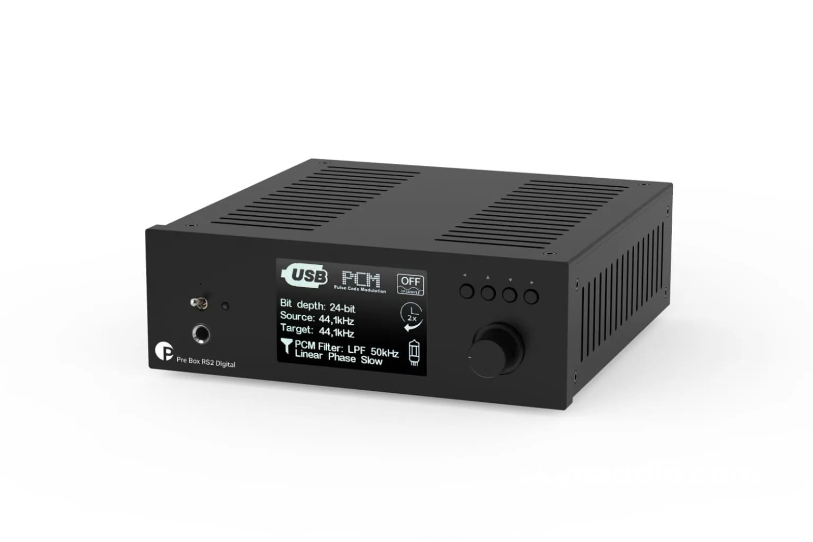 Pro-Ject Pre Box Rs2 Digital High End Preamplifier Dac And Headphone Amp Black Cd +