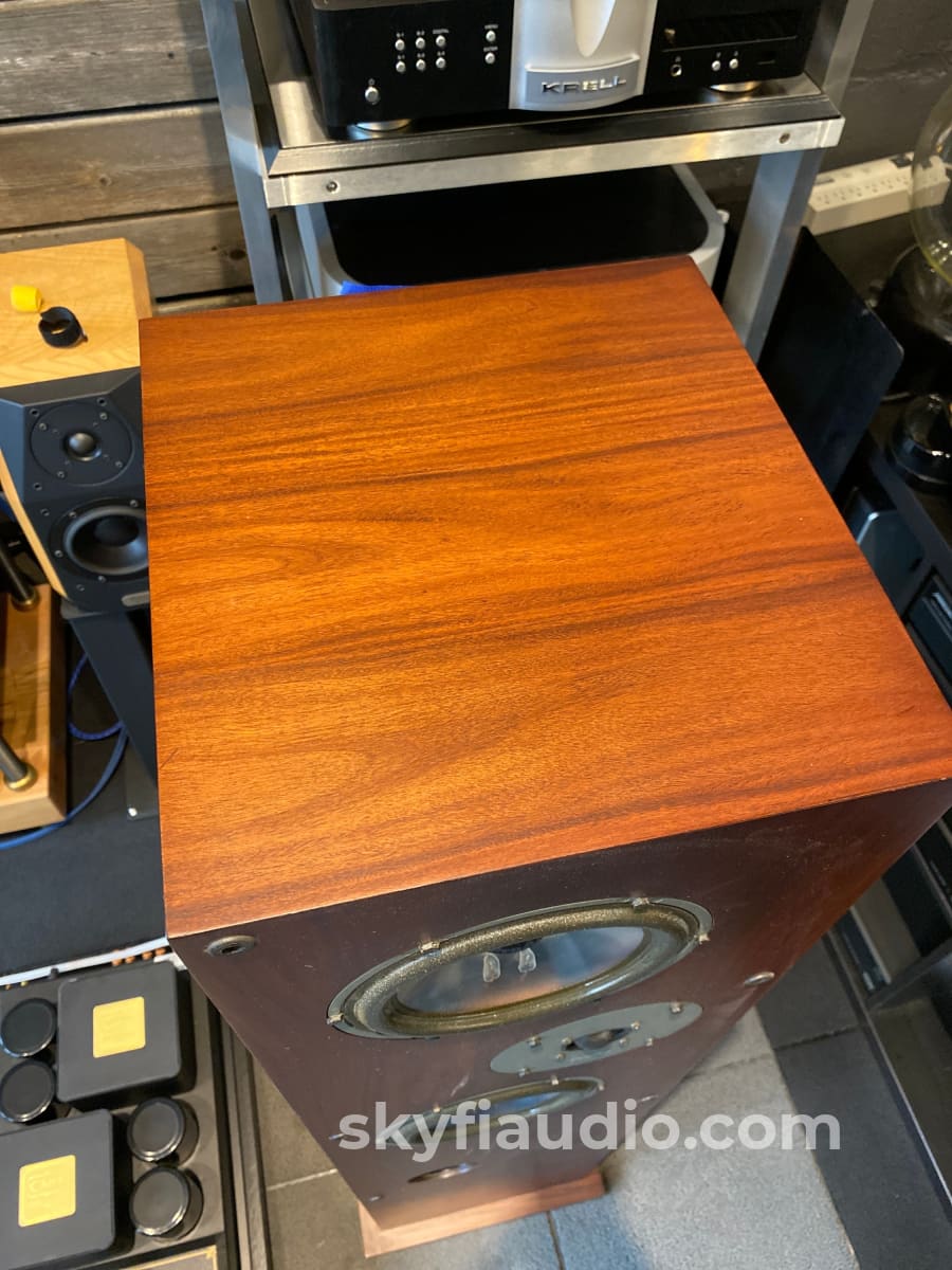 Proac Response 3.5 British Speakers In Gorgeous Mahogany Finish With Original Boxes