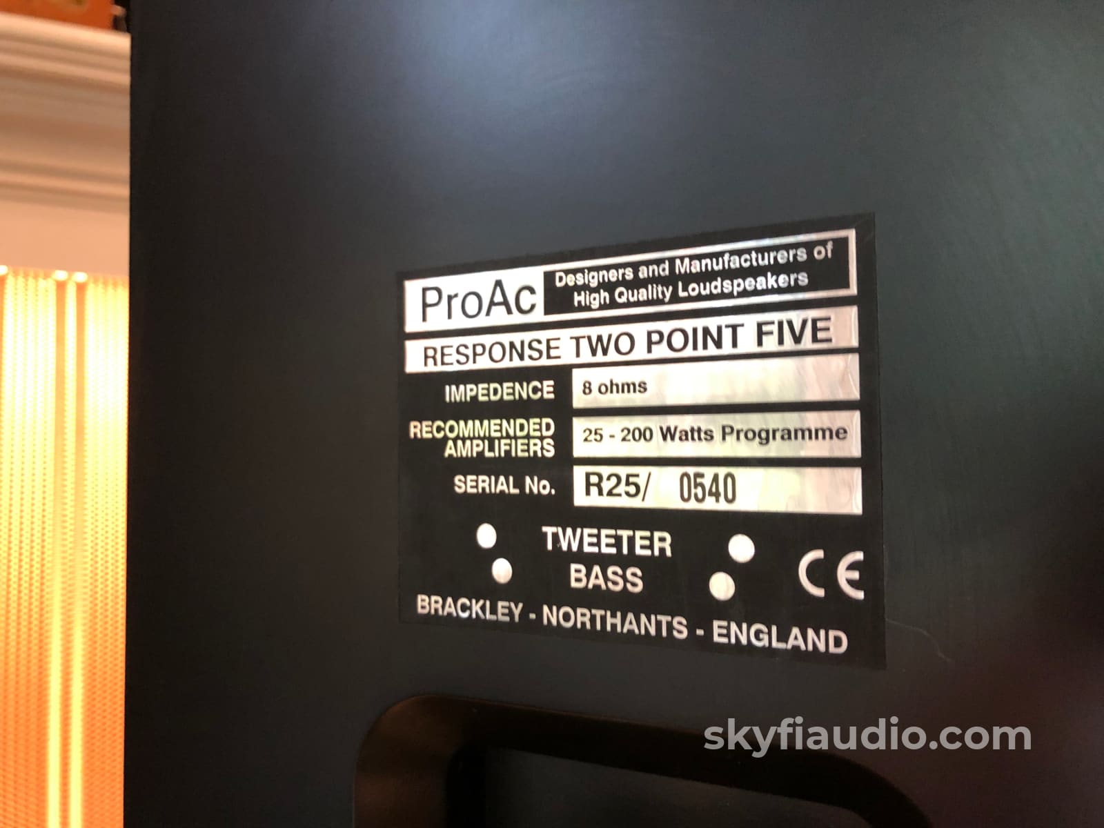 Proac Response Two Point Five (2.5) Speakers - Boxed