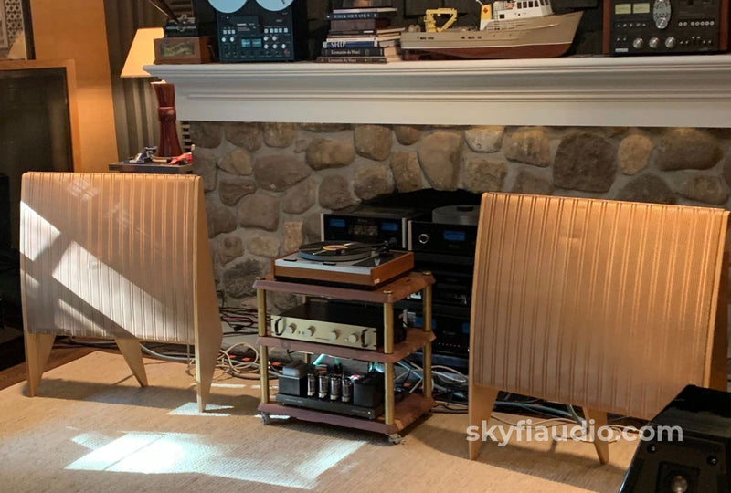 Quad ESL57 Electrostatic Speakers Upgraded and Amazing SkyFi Audio