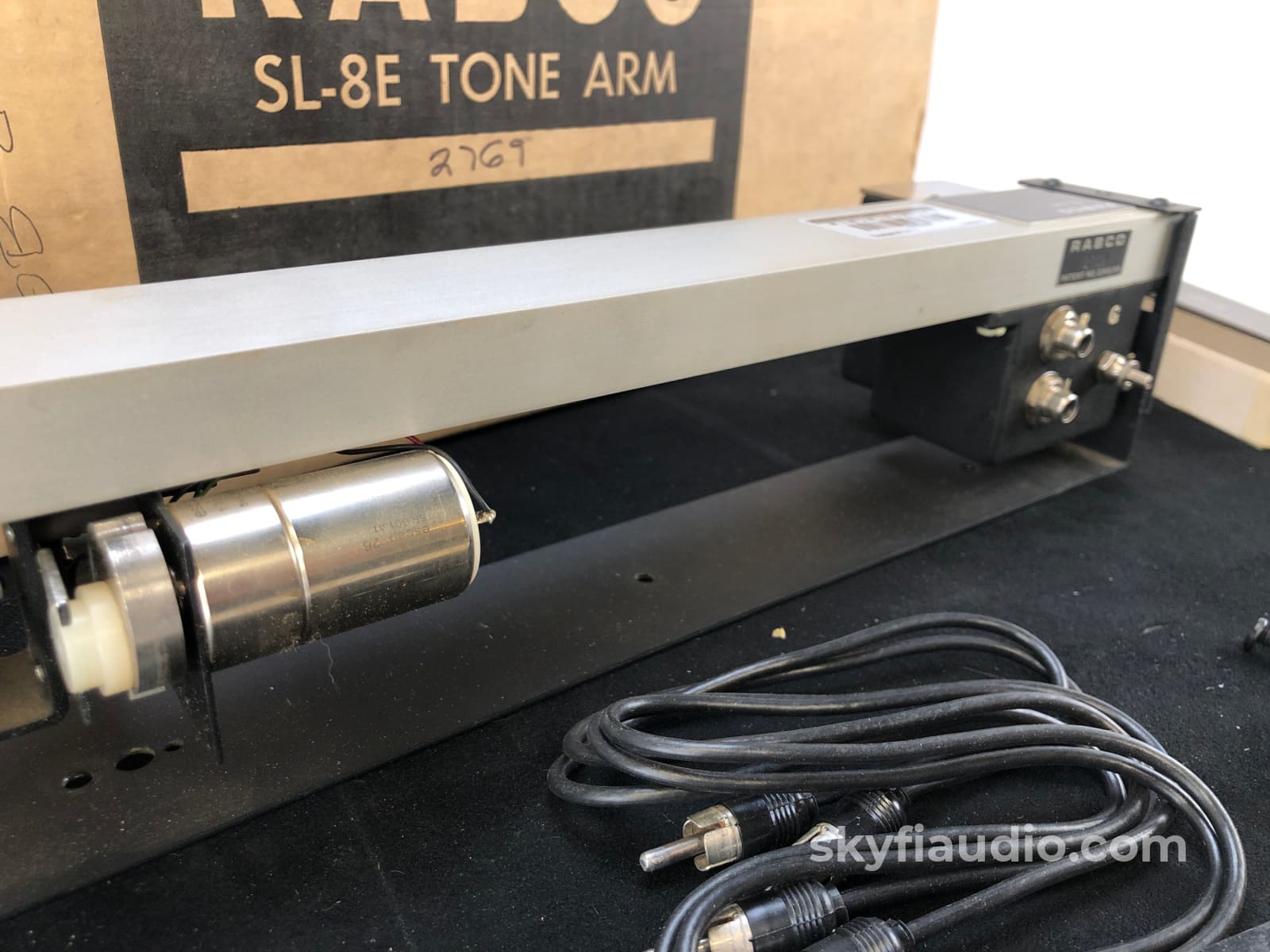 Rabco Sl-8E Tangential Tonearm In Box - Complete Tested With Extras Turntable