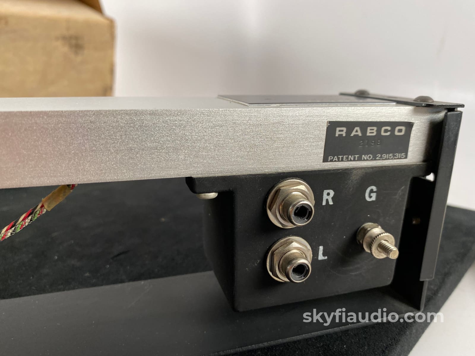 Rabco Sl-8E Tangential Tonearm In Box Tested Thorens Td-125 Ready Accessory