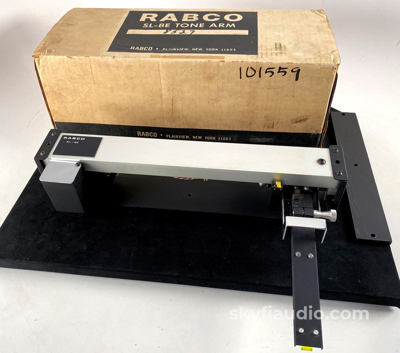 Rabco Sl-8E Tangential Tonearm In Box Tested Thorens Td-125 Ready Accessory