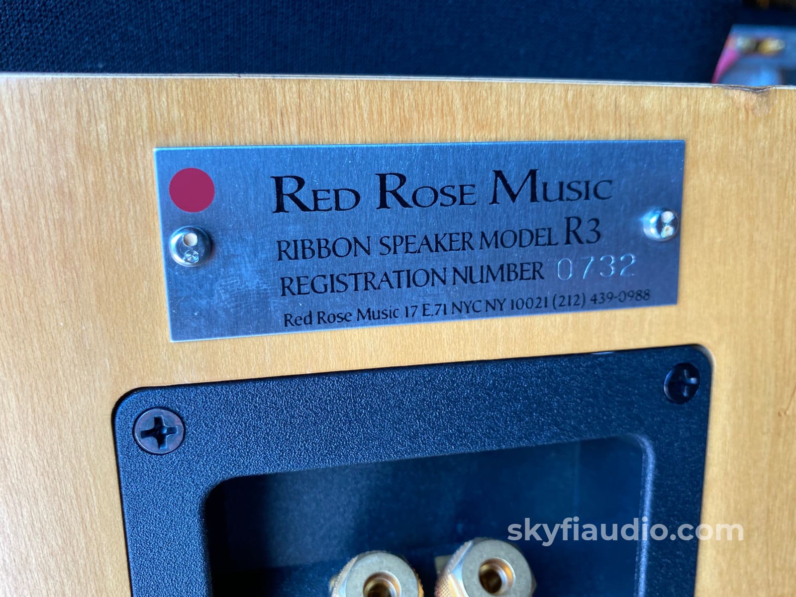Red Rose Music R3 Ribbon Bookshelf Speakers