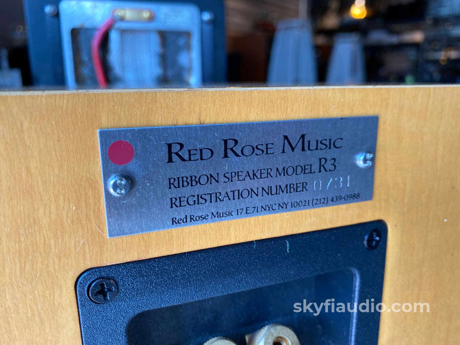Red Rose Music R3 Ribbon Bookshelf Speakers