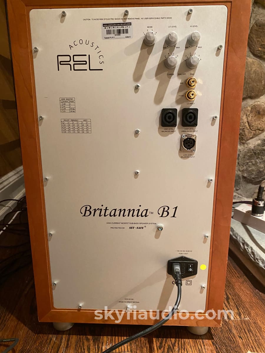 Rel Acoustics Britannia B1 Subwoofer Made In The Uk Speakers