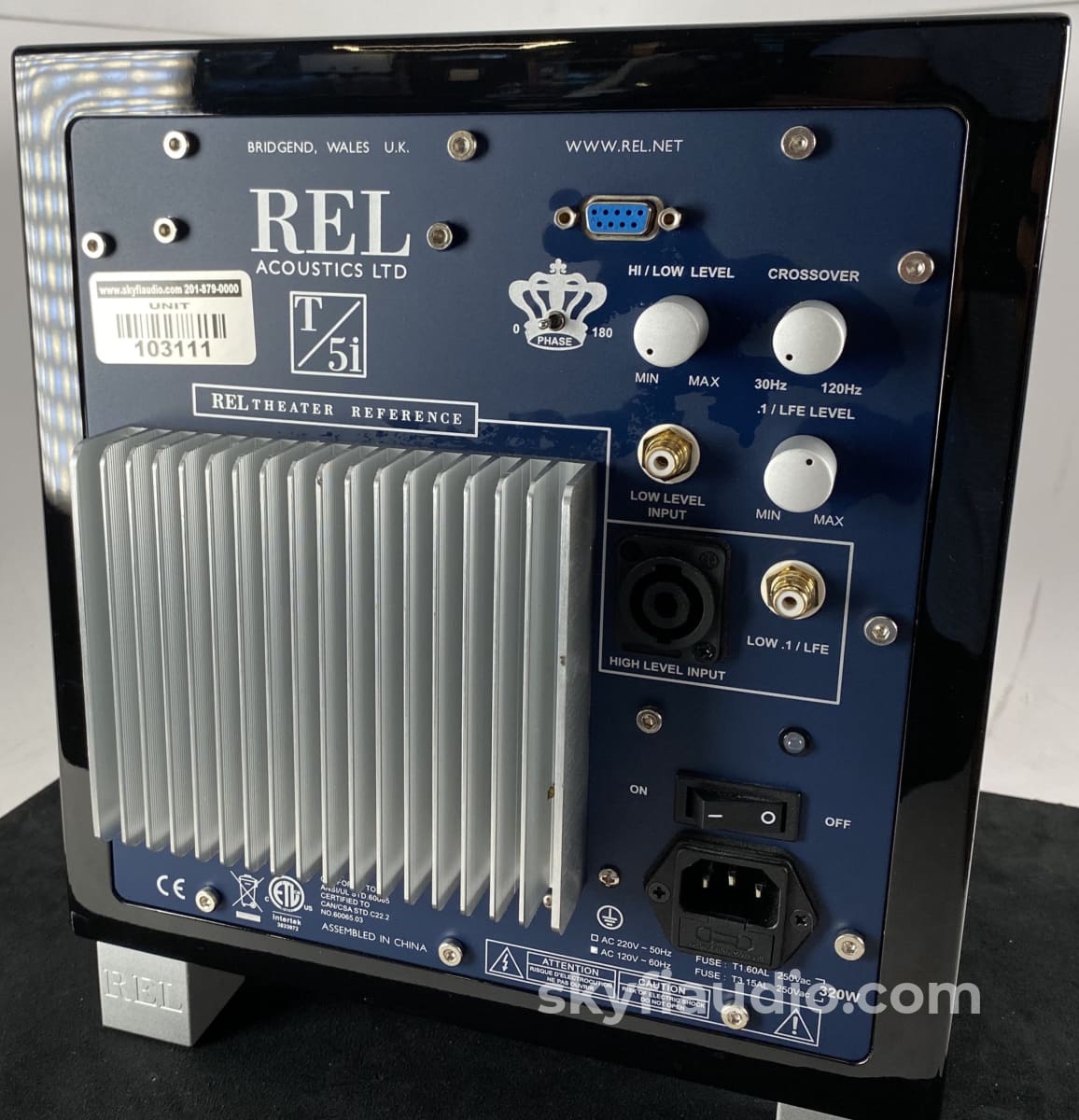 Rel Acoustics T/5I - Compact And Powered Down-Firing 8 Subwoofer Speakers