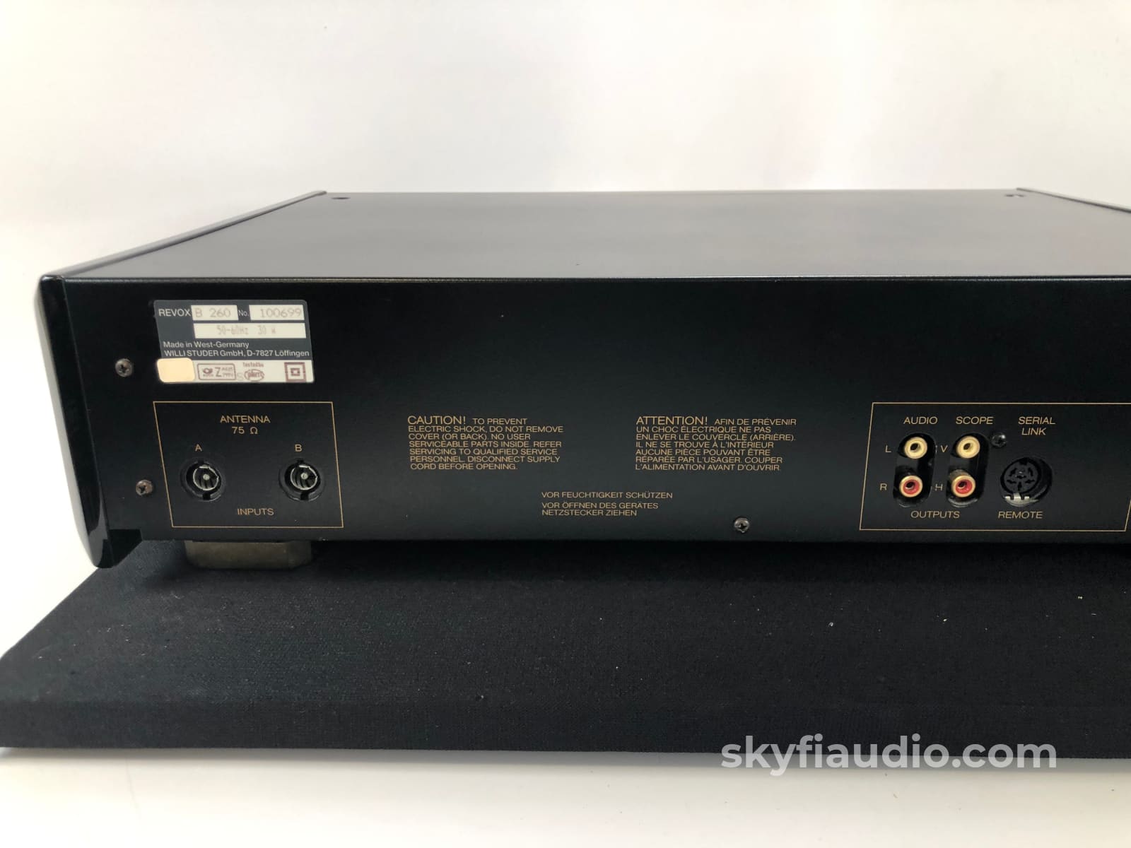 Revox B260-S Fm Stereo Tuner In The Original Box