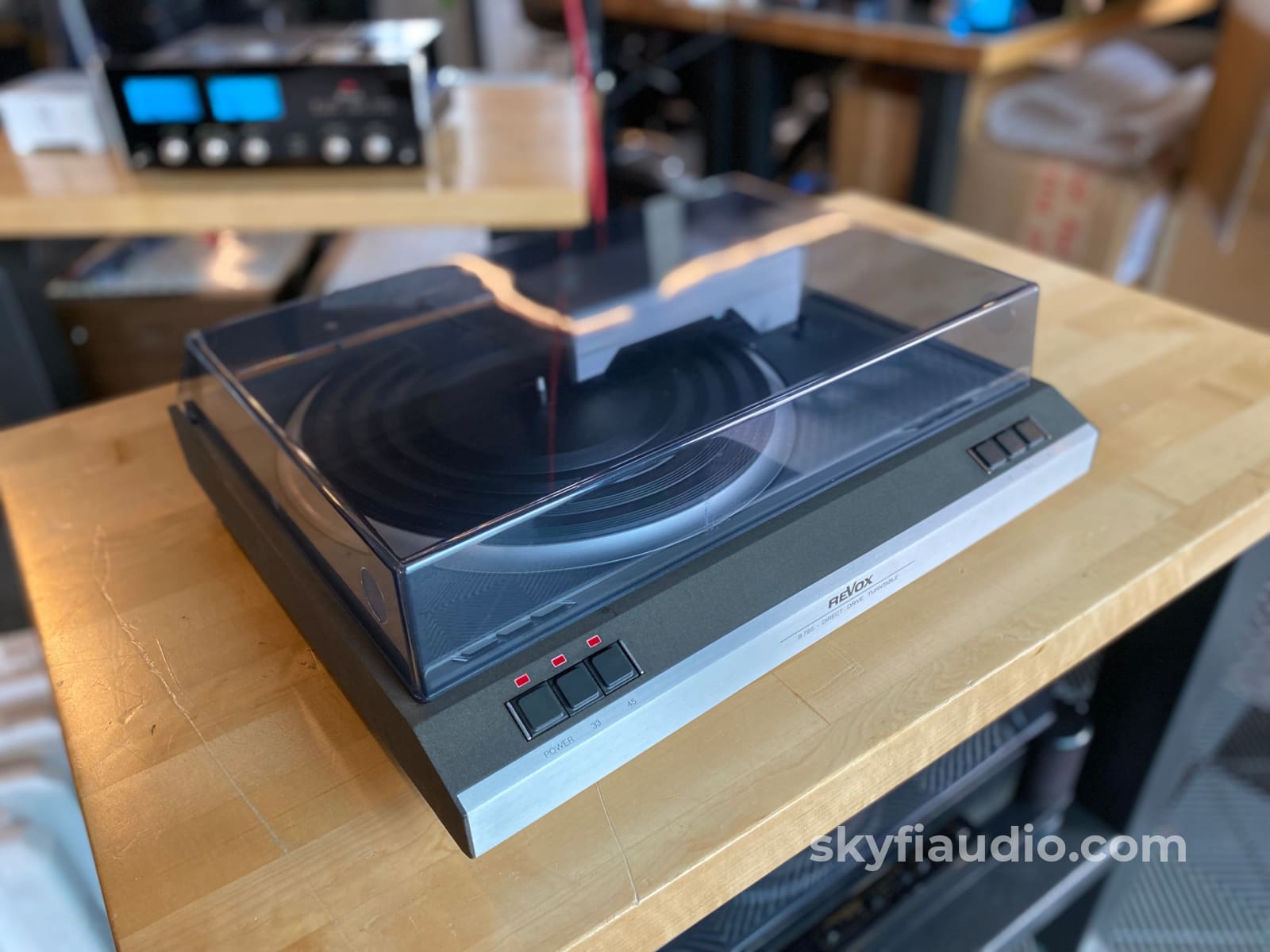 Revox B795 Tangential Tracking Turntable With Denon Cartridge