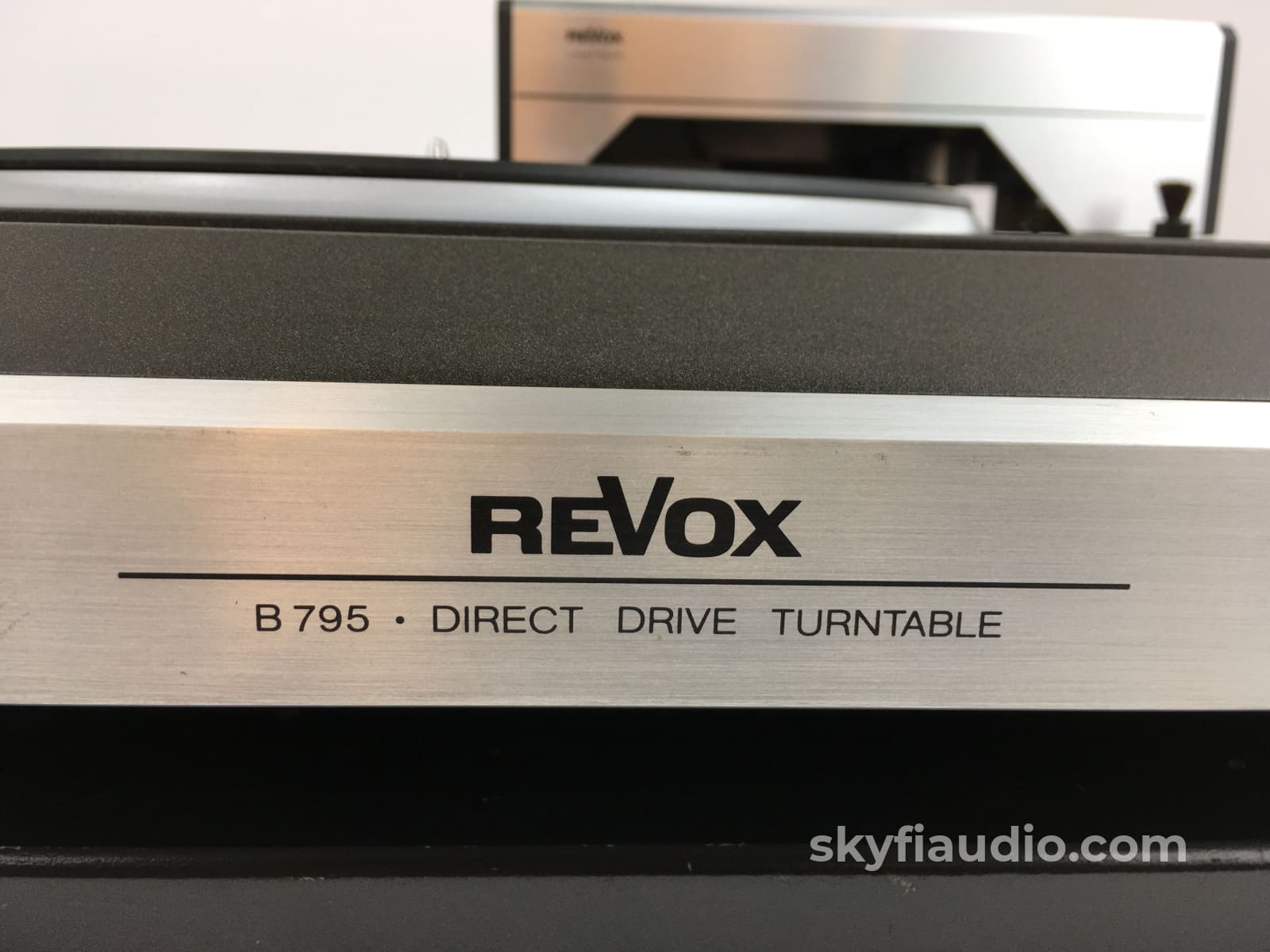 Revox B795 Turntable With Tangential Arm And Linn Asaka Cartridge