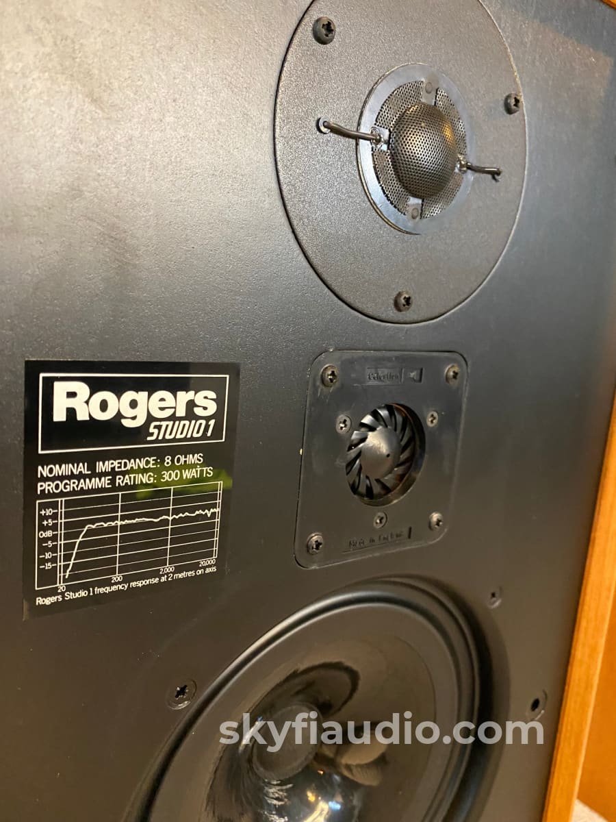 Rogers Studio 1 Vintage Professional Speakers