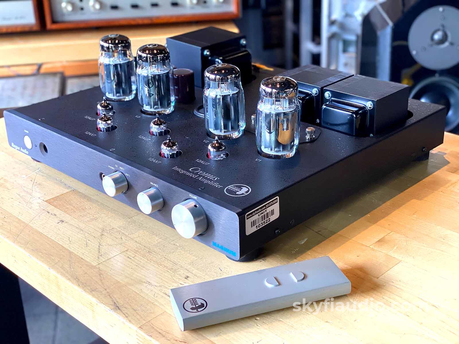 Rogue Audio Cronus Magnum Tube Integrated Amp W/Factory Upgraded Kt120 Top Cover + Phono Amplifier