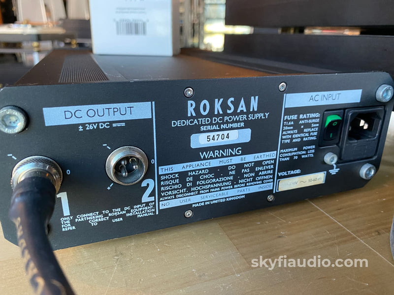 Roksan Custom Delrin Turntable With Wheaton Tonearm And New Sumiko Cartridge