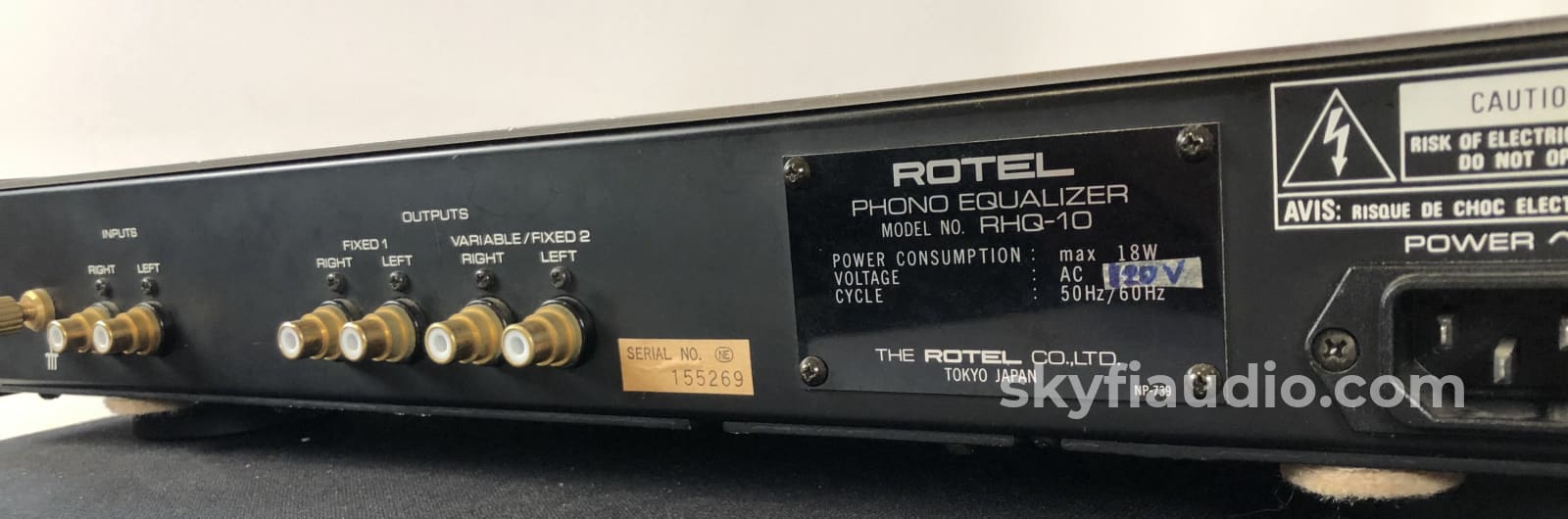 Rotel Rhq-10 Phono Preamp - The Best From Very Rare Preamplifier