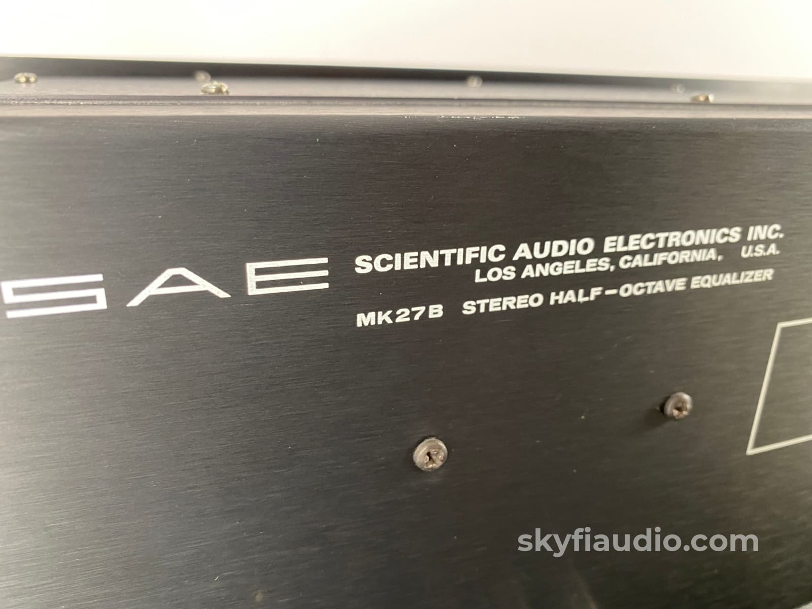 Sae 2700B Stereo Half-Octave Equalizer - Wow